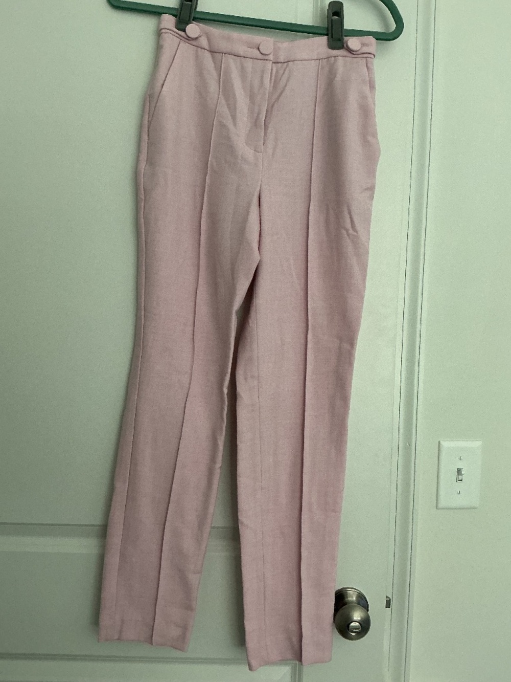Express Light Pink Heather High Rise Ankle Pant 00 NWT